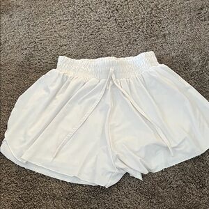 Amazon Women's White Athletic Shorts